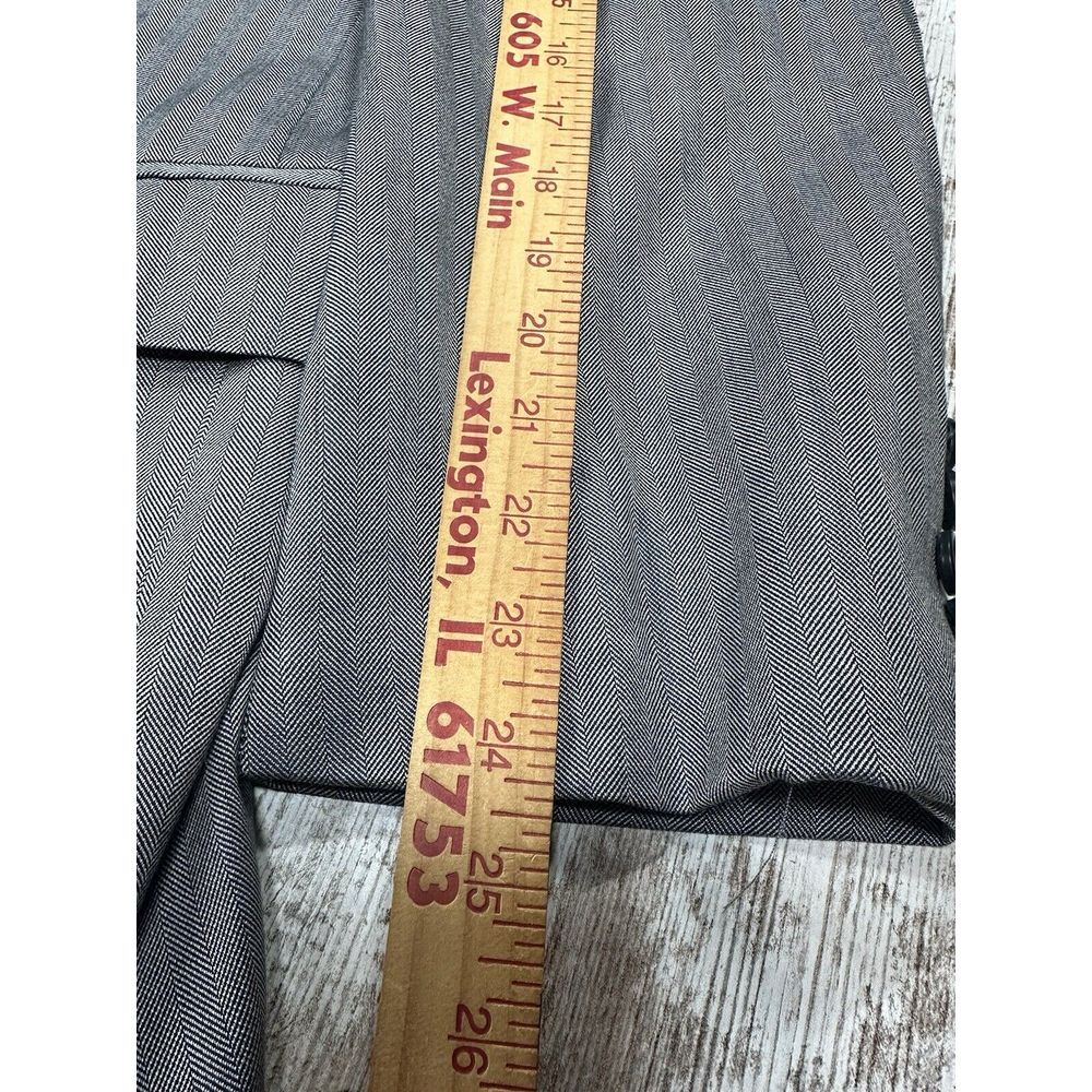 Jos. A Bank Men's Suit Jacket Size 48R Silk Wool Blend Blazer Sport Jacket Gray - Picture 8 of 9